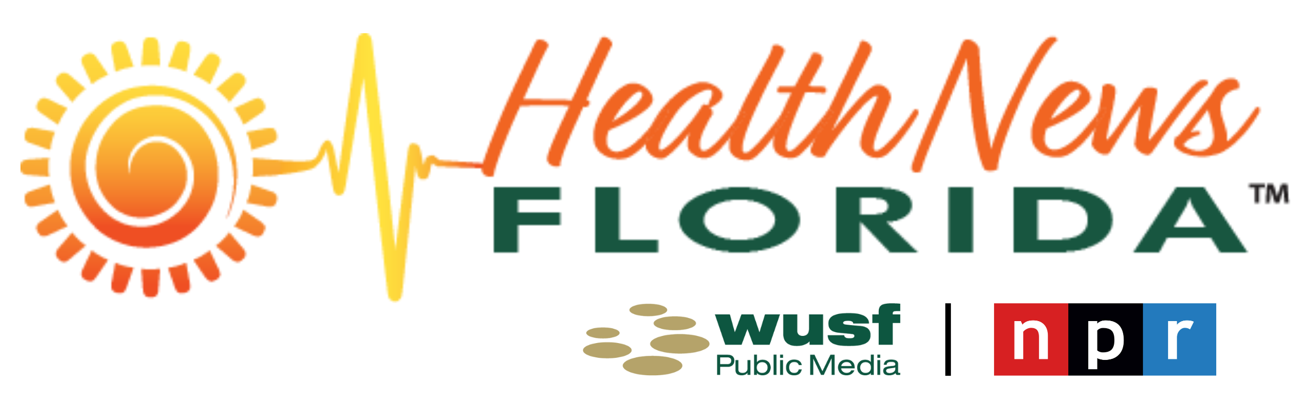 WUSF NPR Health News Florida Logos